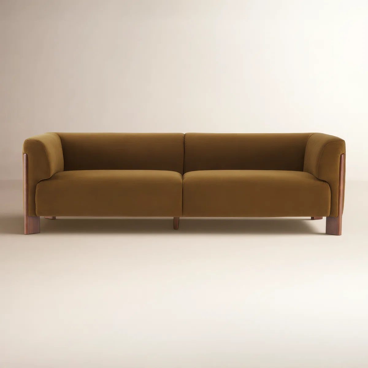 Wanetta 88'' Upholstered Sofa With Solid Wood Leg