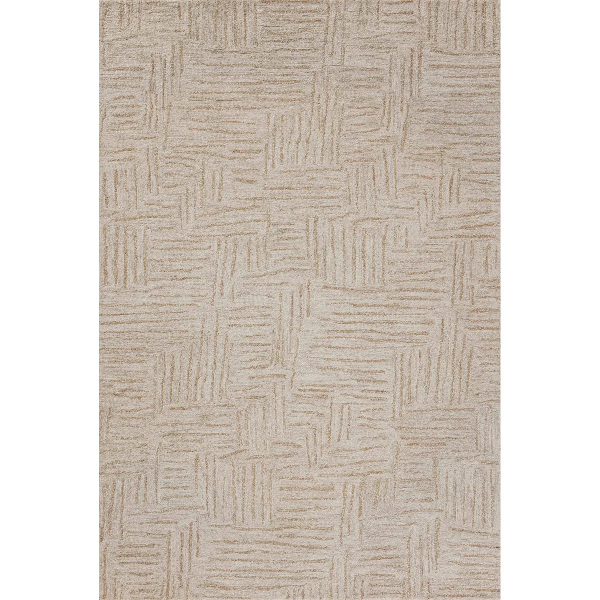 Chris Loves Julia x Loloi Polly Smoke / Sand Area Rug