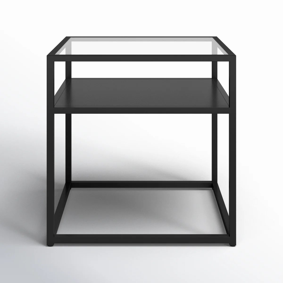 Duran Glass Top End Table