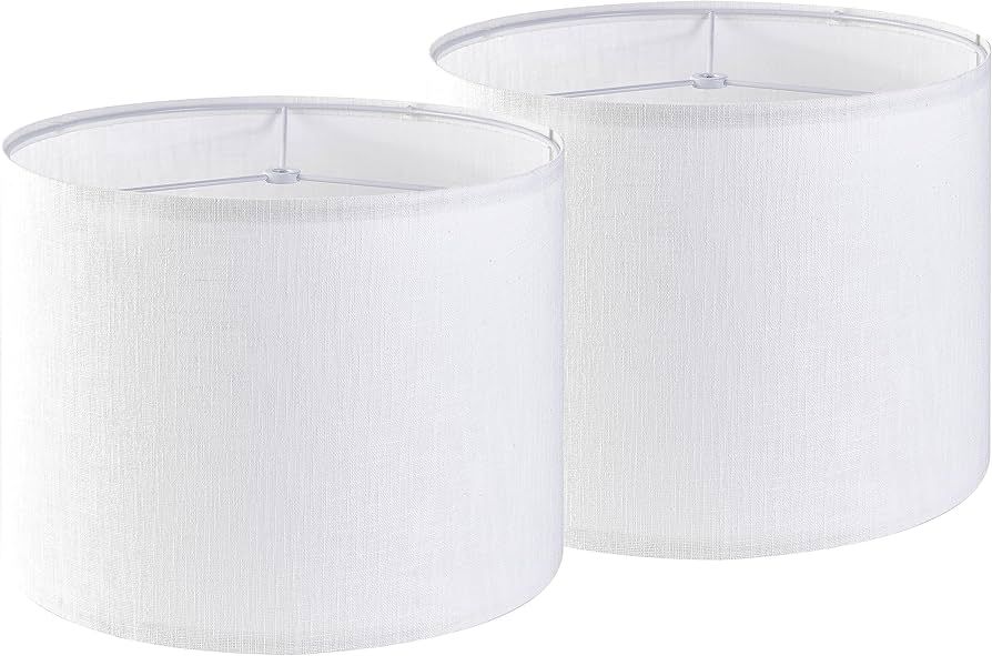 Replacement White  Lamp Shades 13”