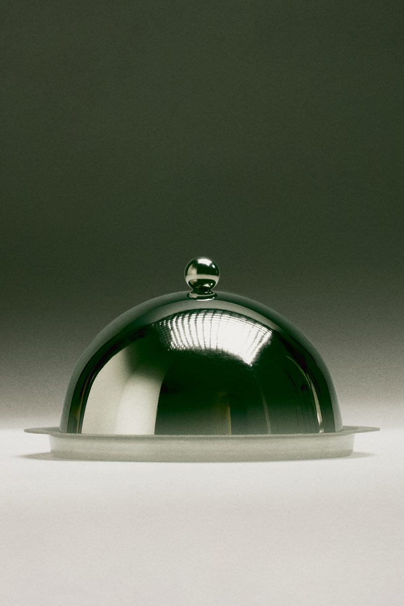 STAINLESS STEEL BUTTER DISH