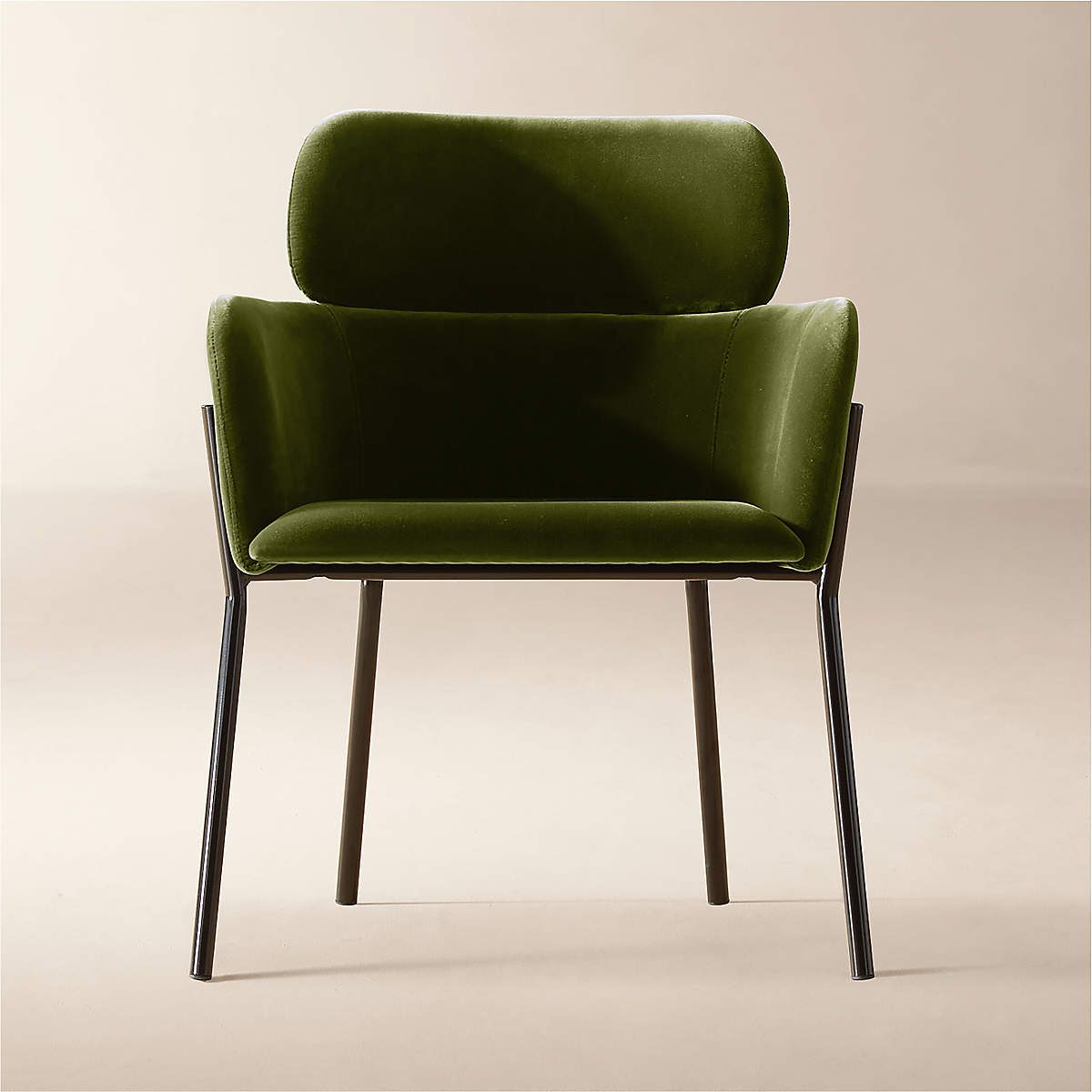 Azalea Green Velvet Dining Chair