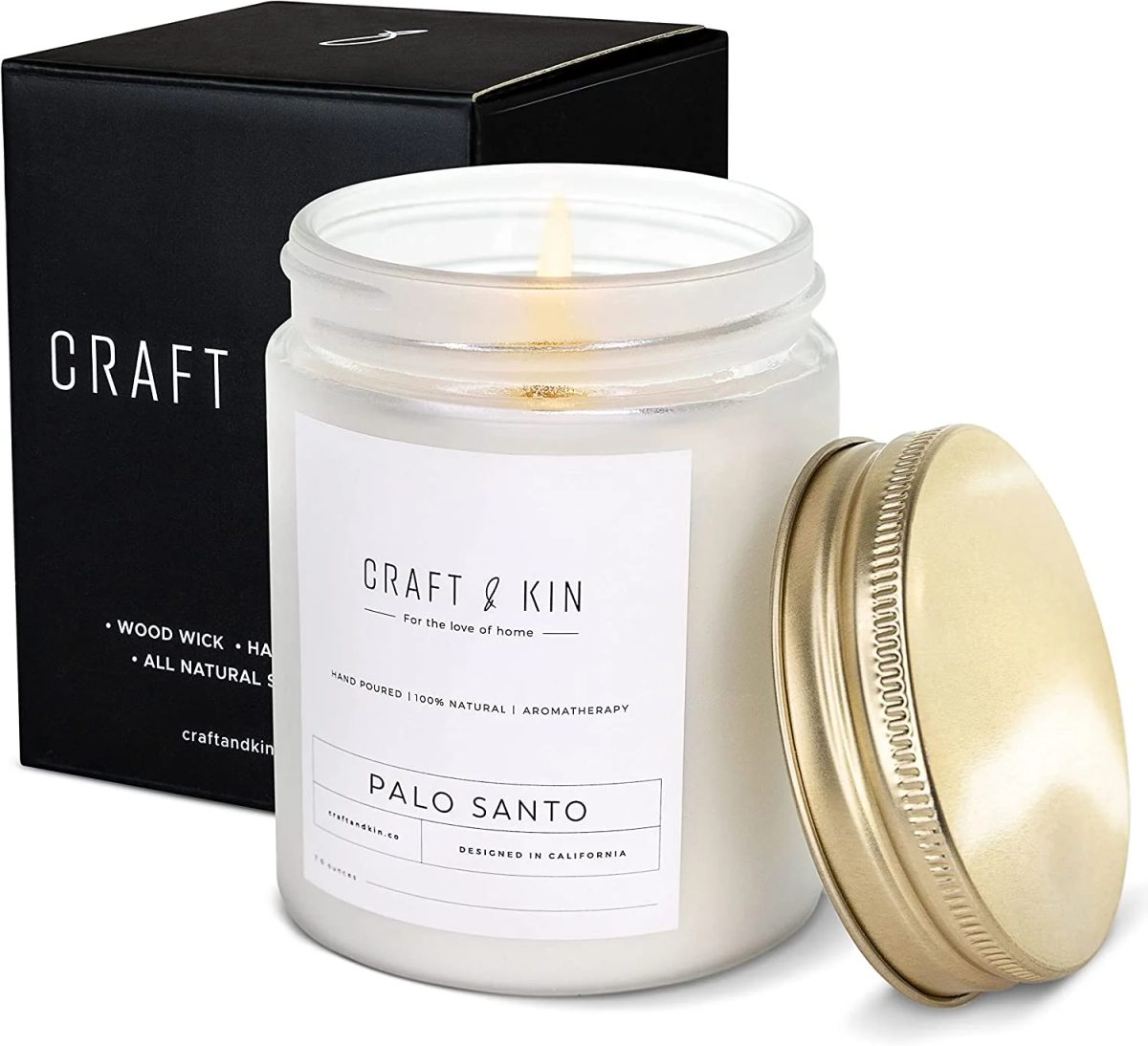 Palo Santo Aromatherapy Soy Scented Candle